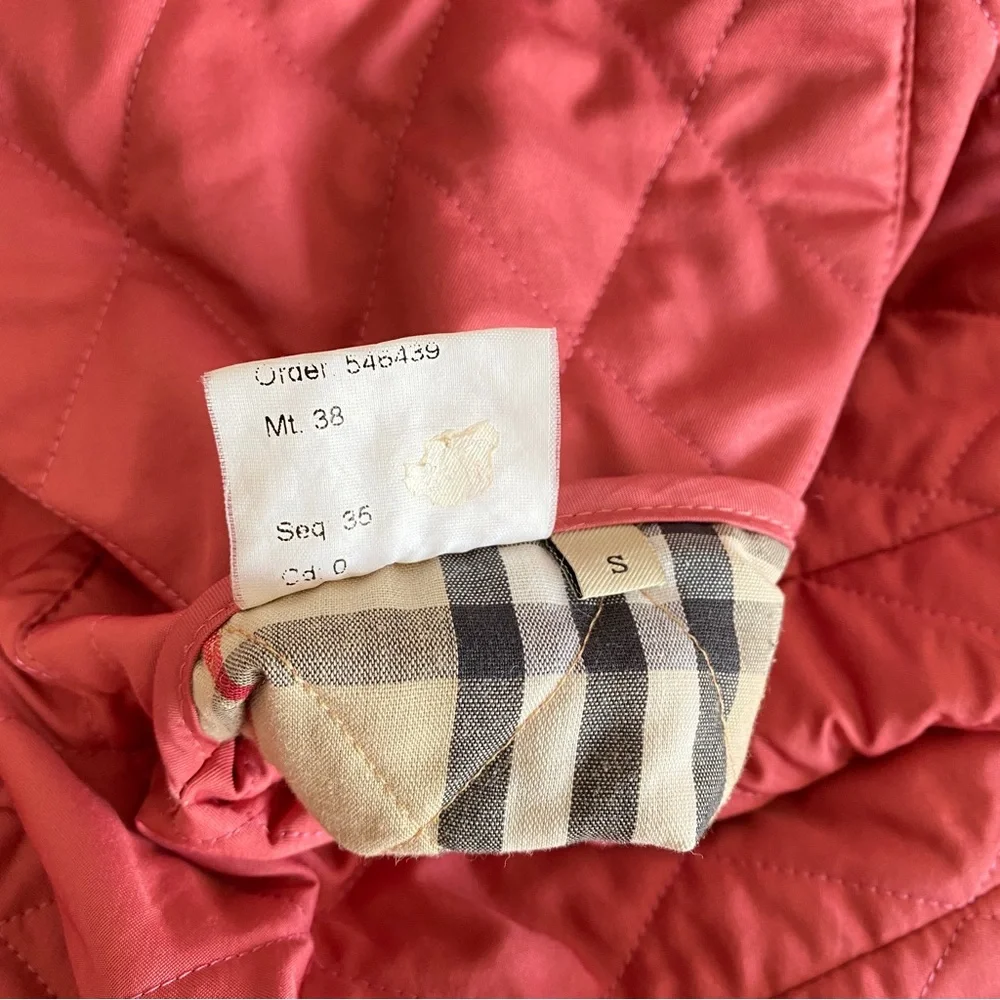 Burberry diamond quilted jacket